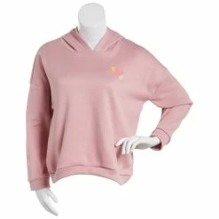 Budget ✔️ Derek-Heart Hoodies & Sweatshirts Juniors Plus Derek Heart Poly Fleece Oversized Novelty Sweatshirt 🛒