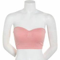 Best Pirce β¨ Derek-Heart Tops Juniors Derek Heart Single Seamless Bandeau With Bra Cup β