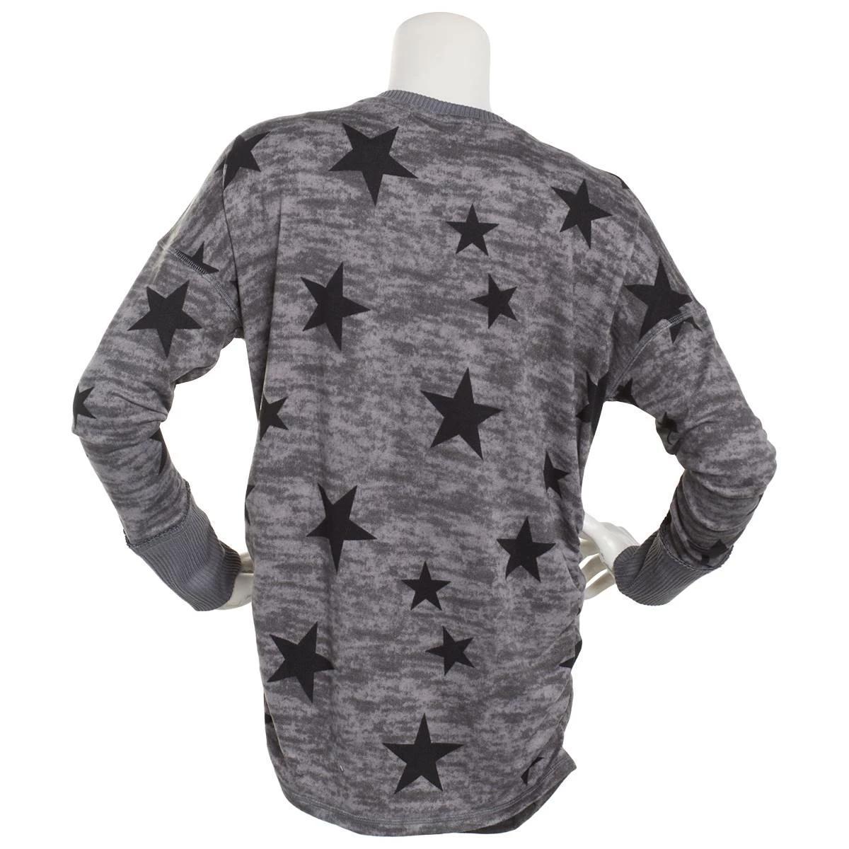 Discount π€© Derek-Heart Tops π© Womens Derek Heart Long Sleeve Star Hacci Maternity Top β€οΈ - Image 2