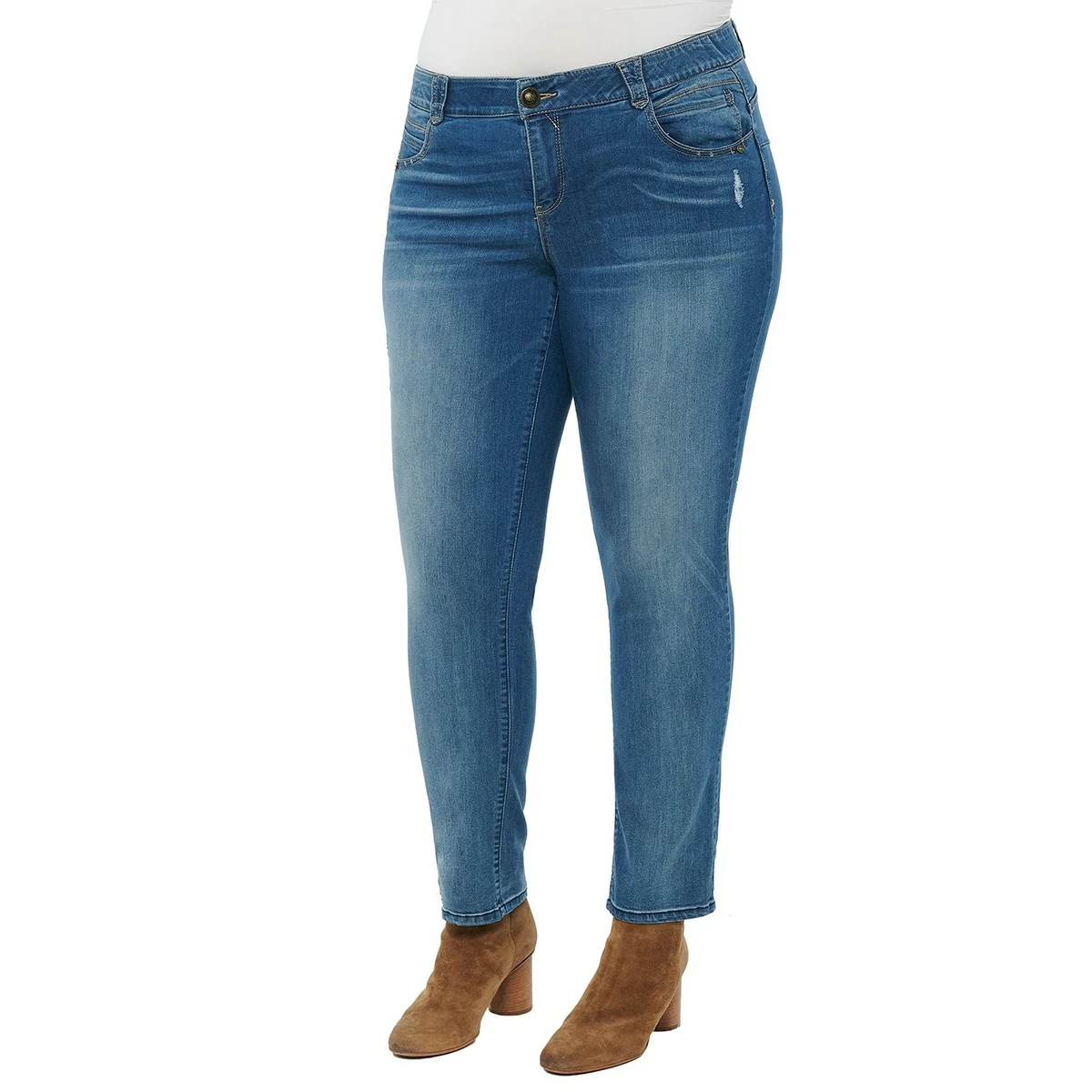 Coupon ✔️ Plus Size Democracy "Ab"solution® Straight Leg 👖 Jeans 💯