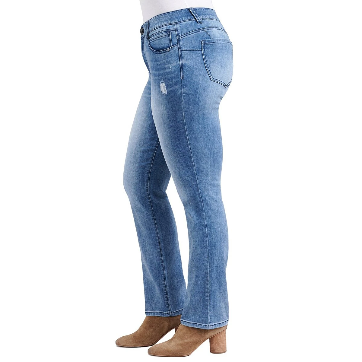 Discount 👏 Womens Democracy "Ab"solution® Straight Leg 👖 Jeans 🎁 - Image 2