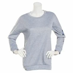 Promo 🔥 Derek-Heart Hoodies & Sweatshirts Juniors Derek Heart Screen Sleeve Boyfriend Tunic Sweatshirt 🛒