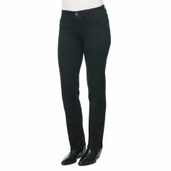 Best reviews of 😍 Womens Democracy "Ab"solution® Straight Leg 👖 Jeans - Black 🔔