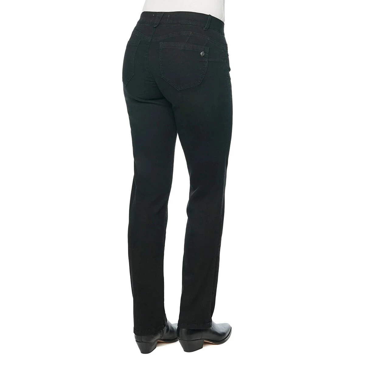 Best reviews of 😍 Womens Democracy "Ab"solution® Straight Leg 👖 Jeans - Black 🔔 - Image 2