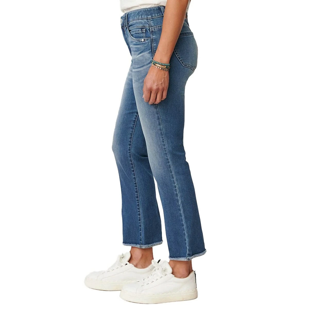 Coupon 💯 Womens Democracy "Ab"solution® High-Rise Crop Flare 👖 Jeans 🧨 - Image 2