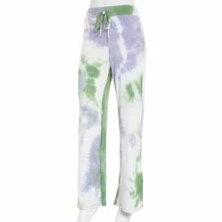 Best reviews of 🎁 Derek-Heart Juniors Derek Heart Tie Dye Yummy Wide Leg Ribbed Pants ⭐