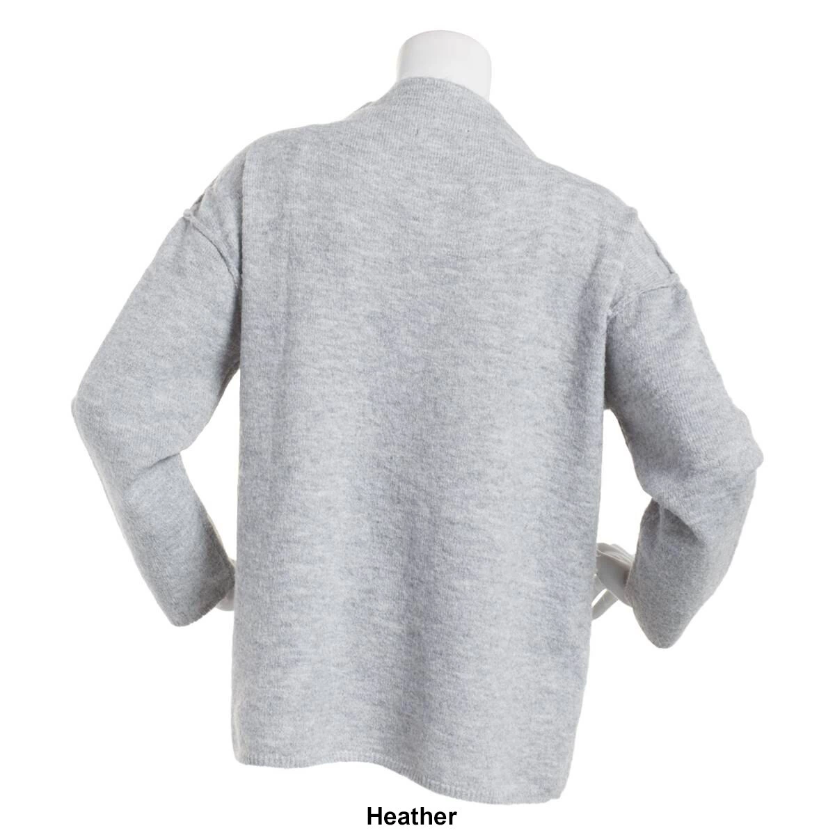 Outlet π Sweaters & Cardigans π© Womens Democracy Long Sleeve Mock Neck Popcorn Stitch Sweater π - Image 2