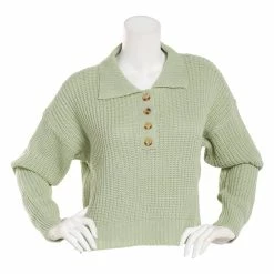 Brand new 👍 Derek-Heart Sweaters & Cardigans Juniors Derek Heart Henley Collar Pullover Sweater 🥰