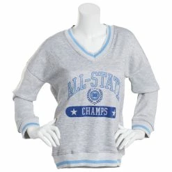 Cheapest 💯 Derek-Heart Hoodies & Sweatshirts Juniors Derek Heart All State Oversized Drop Shoulder Sweatshirt ⭐