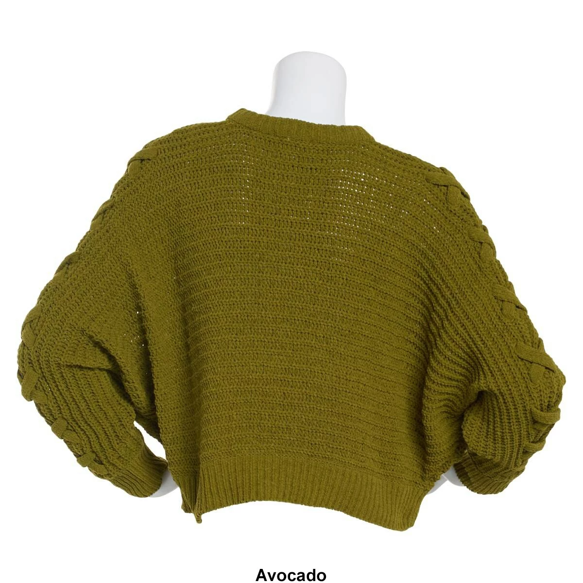 Best Pirce π₯° Derek-Heart Sweaters & Cardigans Juniors Derek Heart Matte Chenille Lace Up Dolman Sleeve Sweater β - Image 2